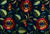 Covington Embroideries Folk Song 557 DARK DENIM